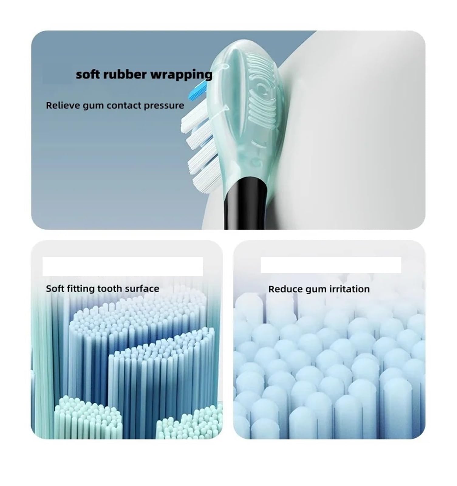Confezione 2 testine, compatibile con Oclean