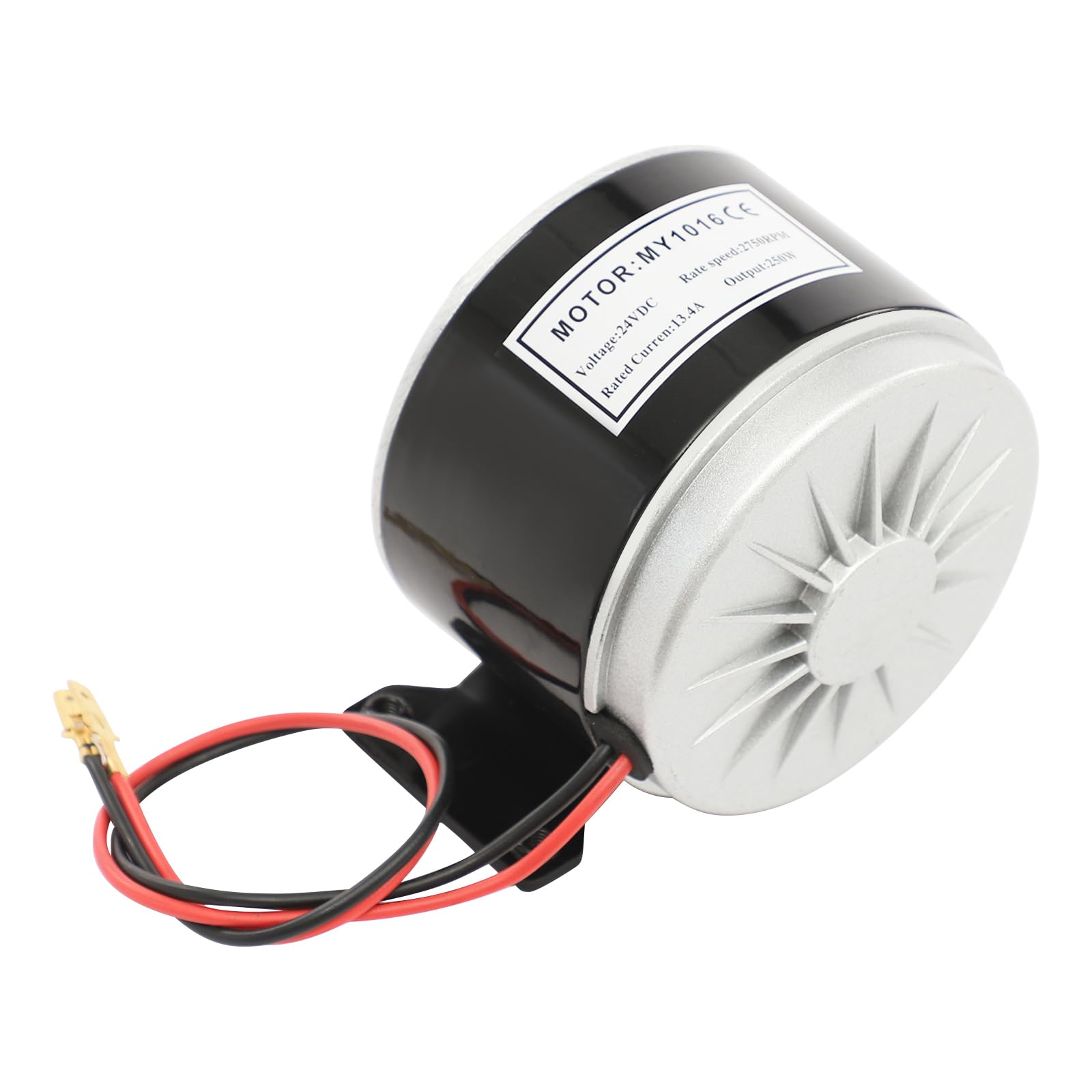 Elektryczny silnik szczotkowy, szczotkowany silnik o dużej prędkości, odwracalny, do rowerów elektrycznych, skuterów, e-skuterów, gokartów, 250 W, 24 V DC
