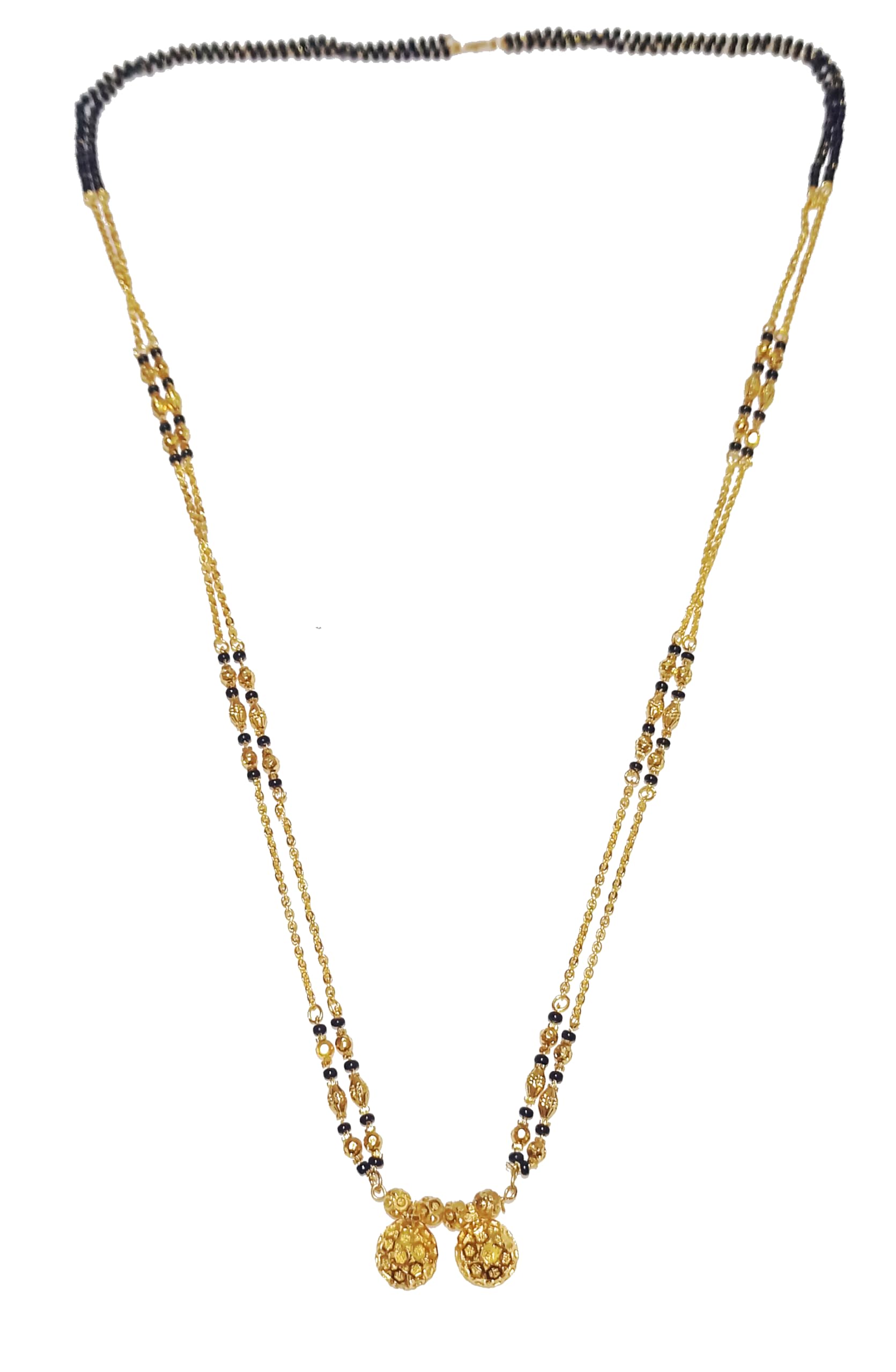 Adhira's Gold Plated Vati mangalsutra tanmaniya for Women and Girls Alloy Mangalsutra(size - 36 inch)-image-5
