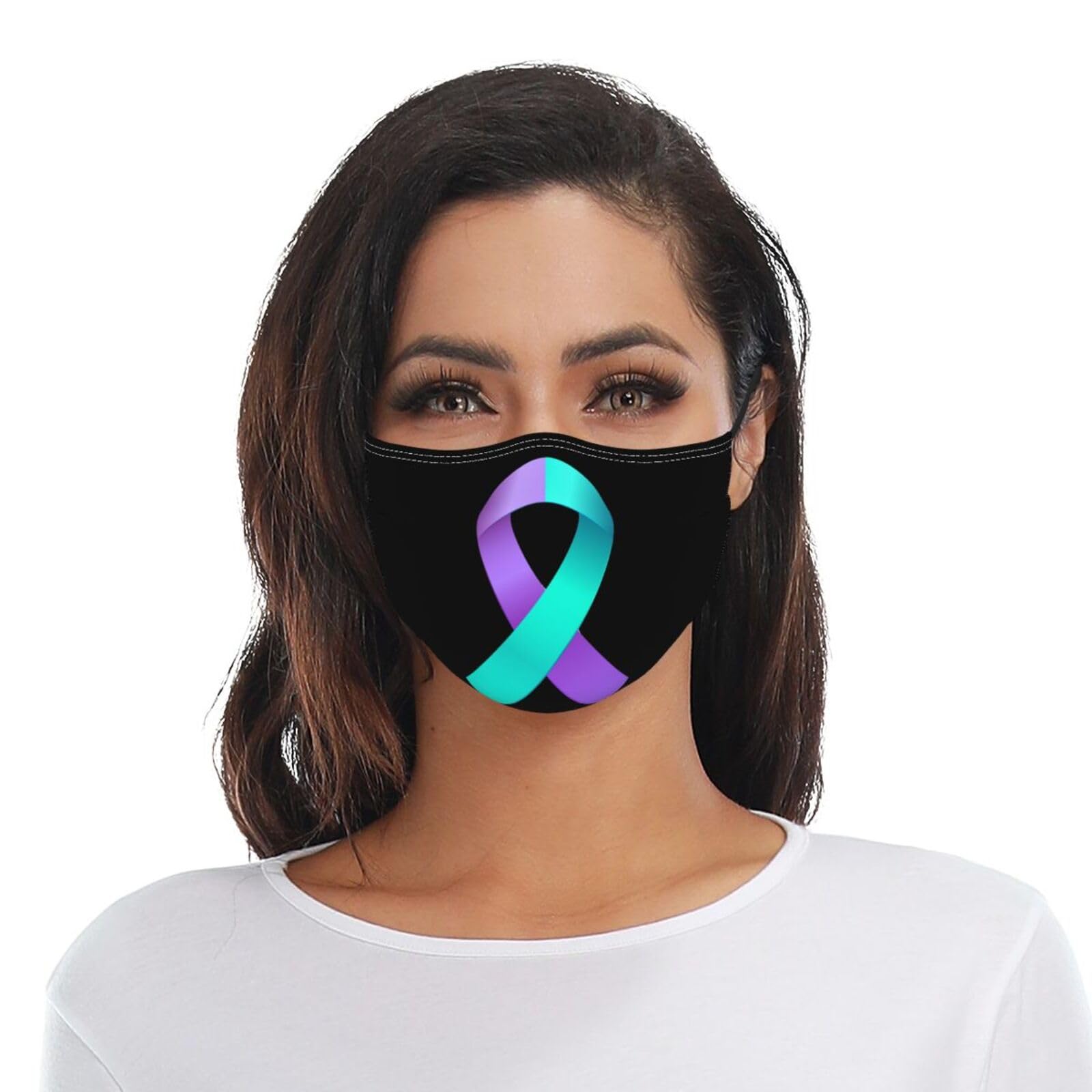 Purple Suicide Awareness Adult Dust Mask Adjustable Dust Face with 2 Filter66