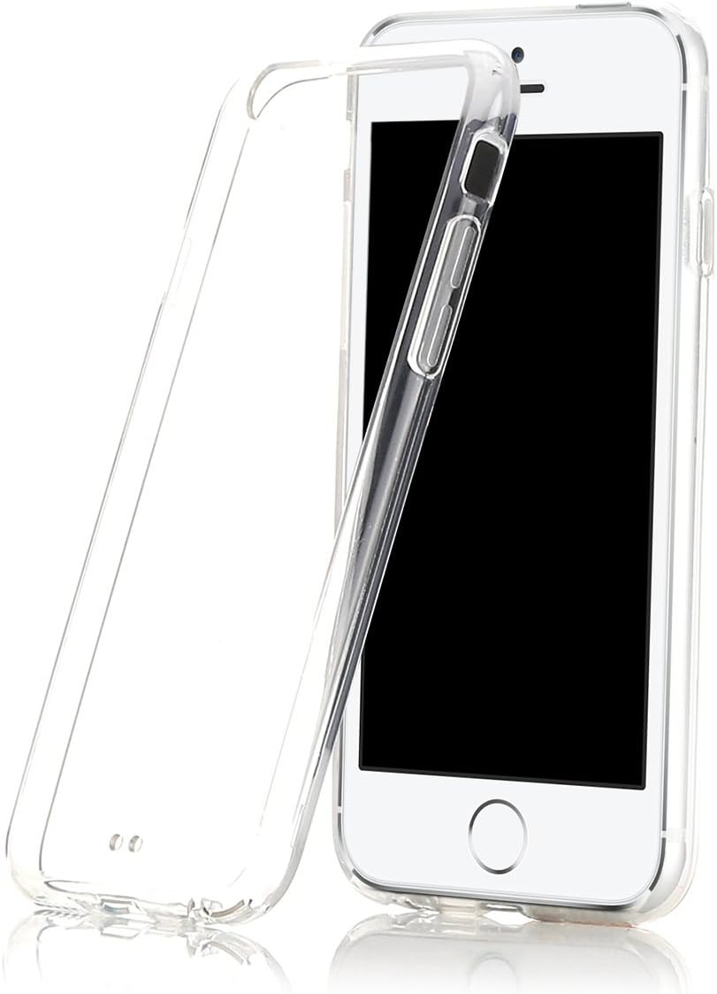 ArktisPRO Case for iPhone SE Cushion Clear Acrylic Case Clear Transparent Crystal Clear Hard Case