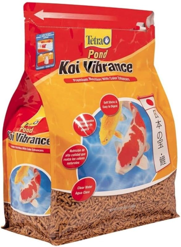 Pond Koi Vibrance Fish Food - Mejora del color - 2.42 libras