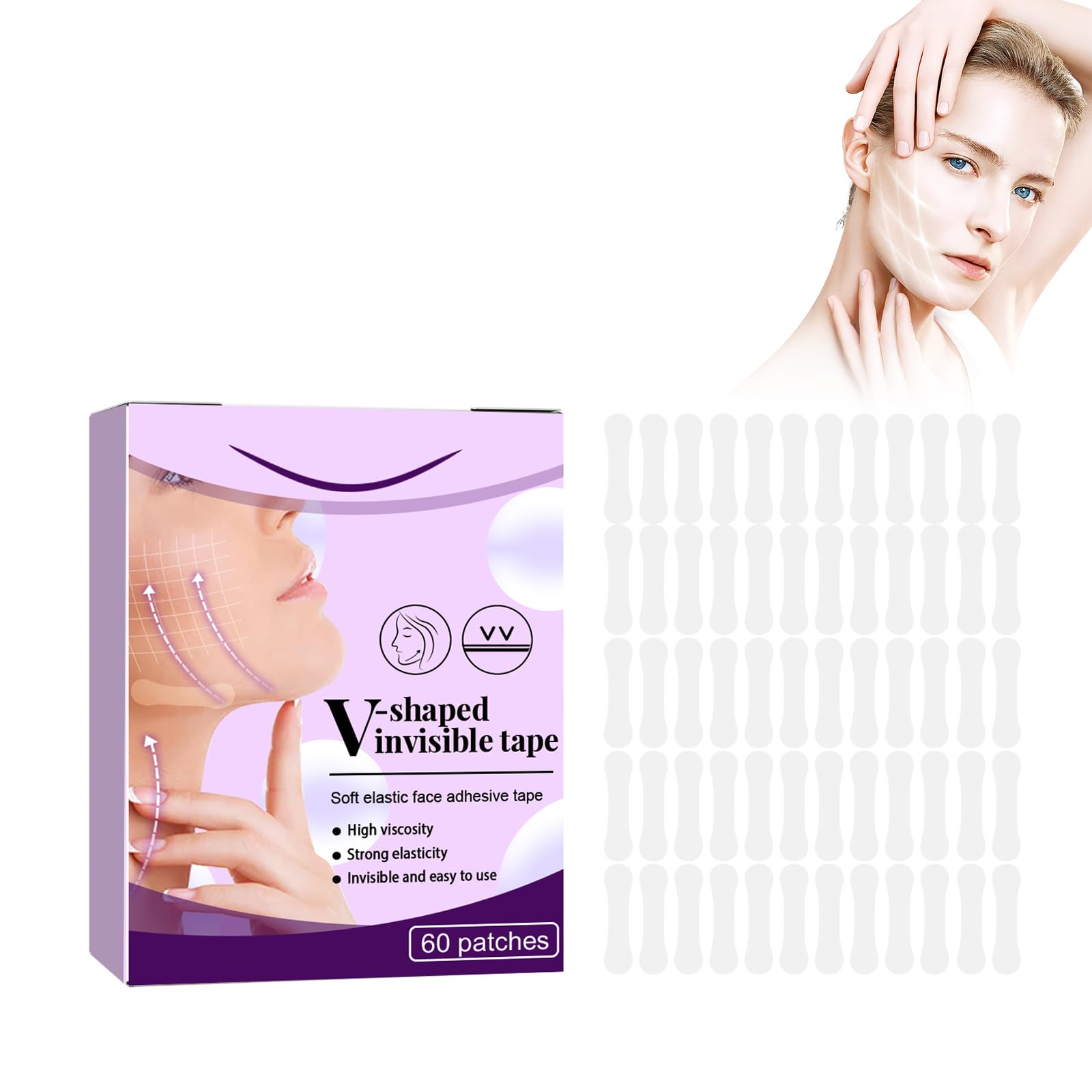 V-Line Lifting Band Facial Lift Patch, 1 g (Pack of 1)