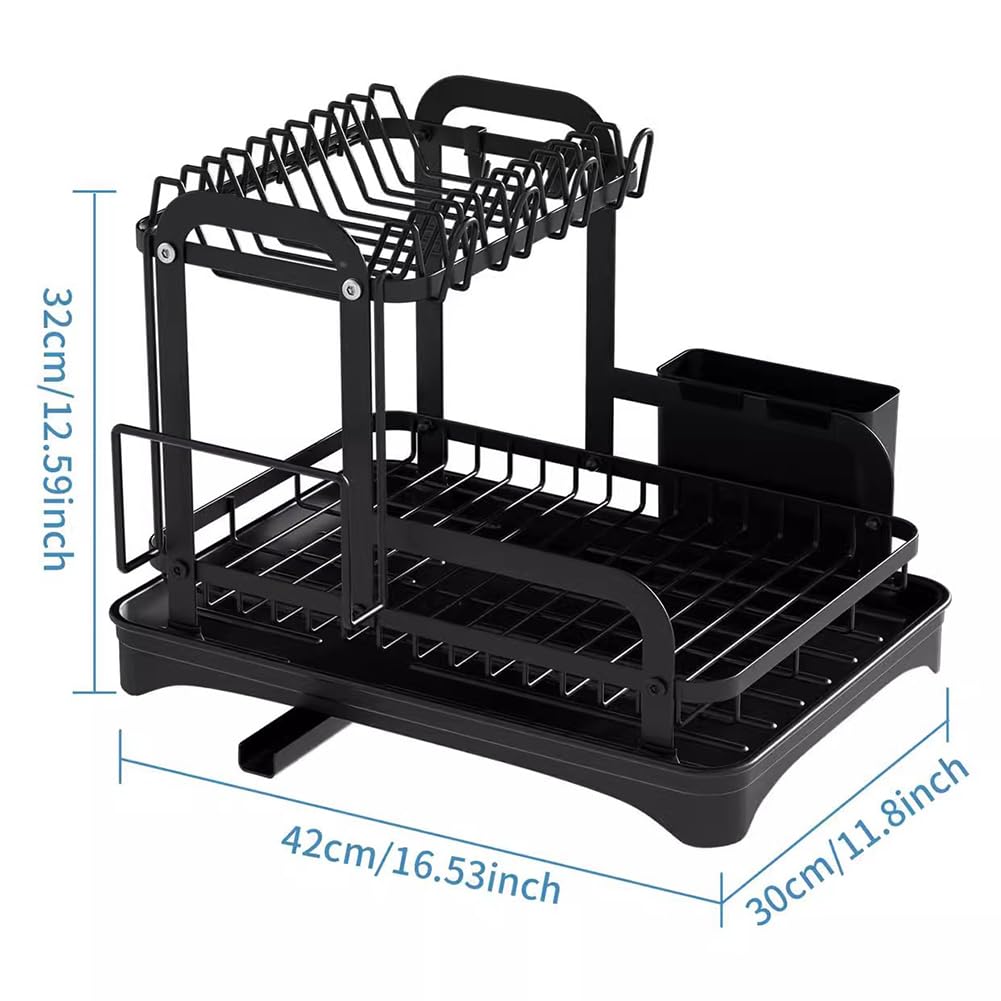 Escurreplatos para Cuencos Multifuncional, Escurridor de Platos y