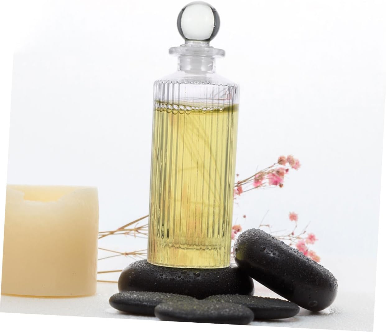 Unomor Aromatherapy Bottle Essential Oil Diffuser Jar Diffuser Bottle Perfume Home Air Freshener Glass