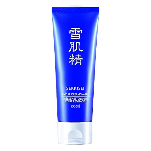SEKKISEI Crema facial de lavado, limpiador facial espumoso, 4.5 onzas