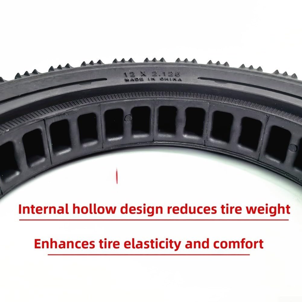 Sólido 12x2.125 para E-Bike Antipinchazos Sólido 12x2.125 para