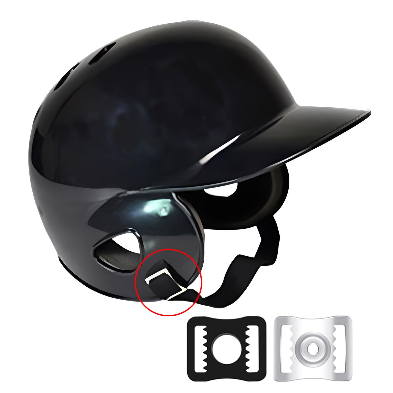 60 piezas de kits de reparación de cascos de fútbol, kits de hardware de casco de fútbol, piezas de repuesto para casco de hockey, béisbol, deportes