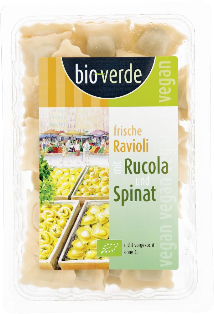 Frische Ravioli mit Rucola & Spinat 18 x 250 g