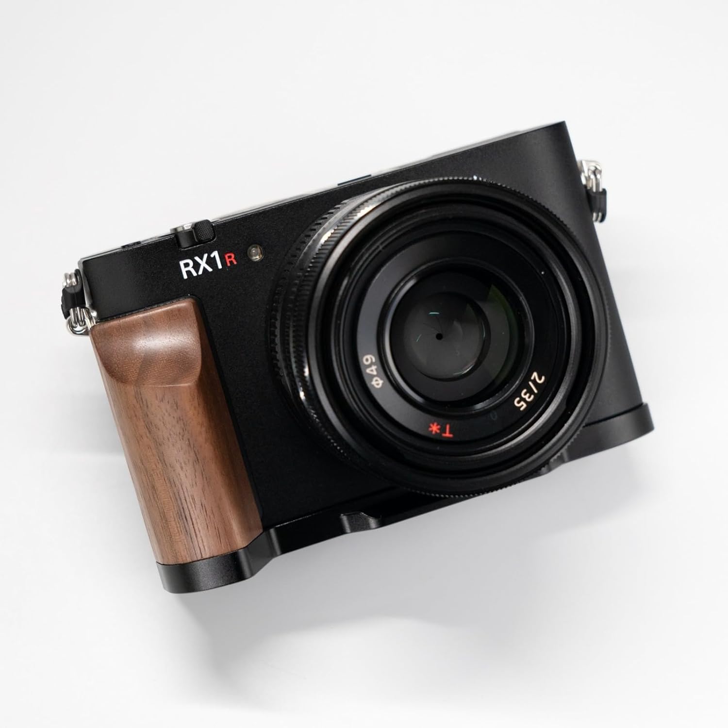 Wood Hand Grip L Plate Aluminum Alloy Base for RX1R3 RX1R III Camera (Walnut)