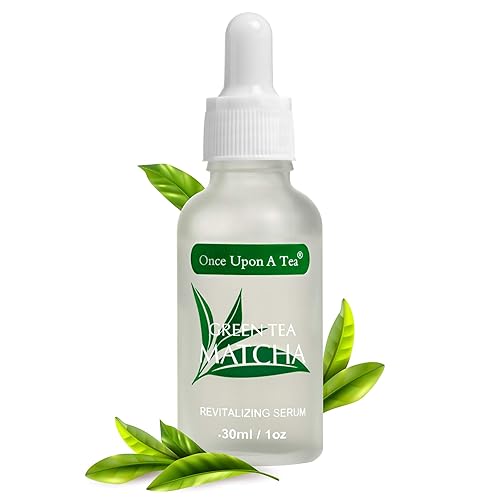 Suero revitalizante Matcha de té verde, para cara, cuello y escote, tratamiento facial antioxidante, suaviza líneas finas y arrugas, hidrata y