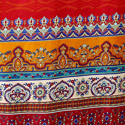 Pangzi Bohemian 4 Corner Post Bed Curtain Canopy Bed Curtain Drapes For Adults Girls (King, Style-A) #TOP3