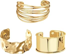 3 Pieces Bracelets, Bangle Bracelet for Women, Bangle Bracelet for Girls, Adjustable Bracelet, Minimalist Set, Simple, Greek, Bracelet, Wedding Jewelry