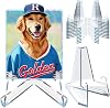 20 Pack Card Display Stand, Acrylic Easel Card Display, Sports Card Holder Stand, Graded Psa Card Display, Trading Baseball Card Stand, Card Holder Display, Tarot Coin Sports Card Stand (2.1Inch)
