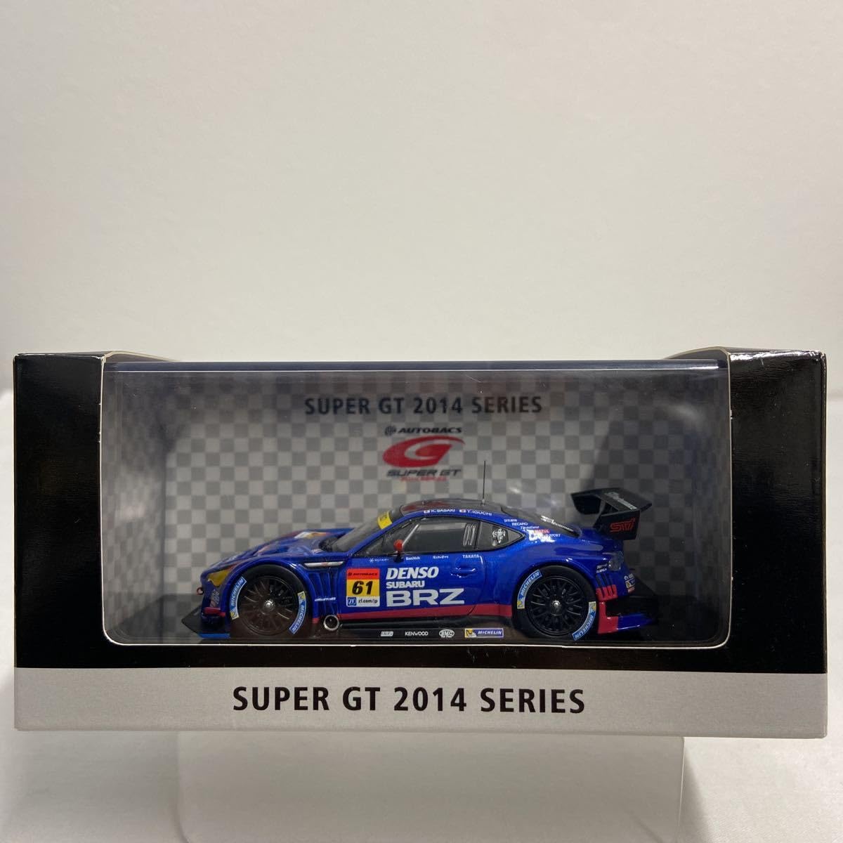 SuperGT 2014年 61号車 SUBARU BRZ サイン入りミニカー SuperGT 2014年 61号車 SUBARU BRZ サイン入りミニカー SuperGT