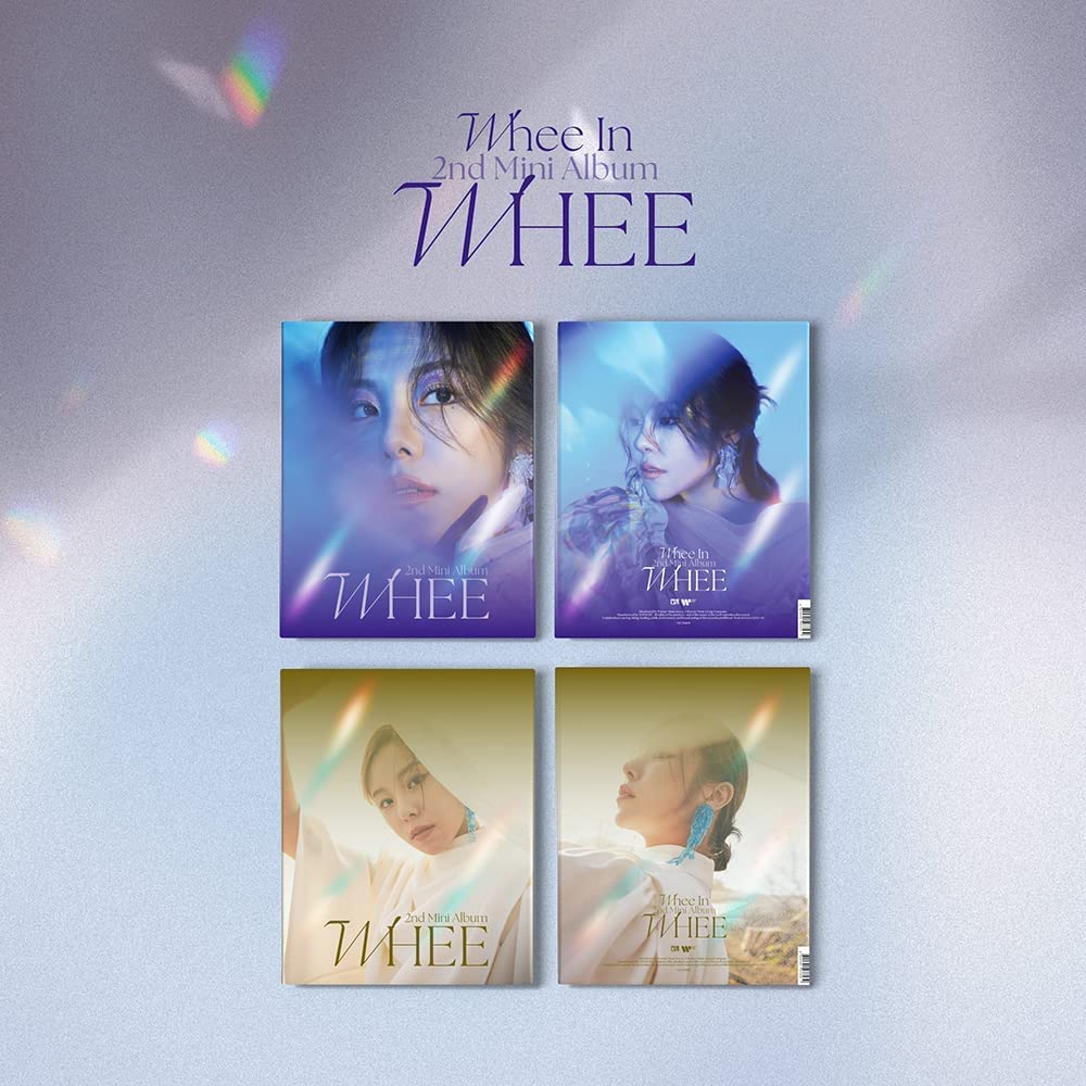 MAMAMOO WheeIn WHEE 2nd Mini Album 2 Ver SET 1p Poster+80p PhotoBook+1p PhotoCard+1p Clear Message C