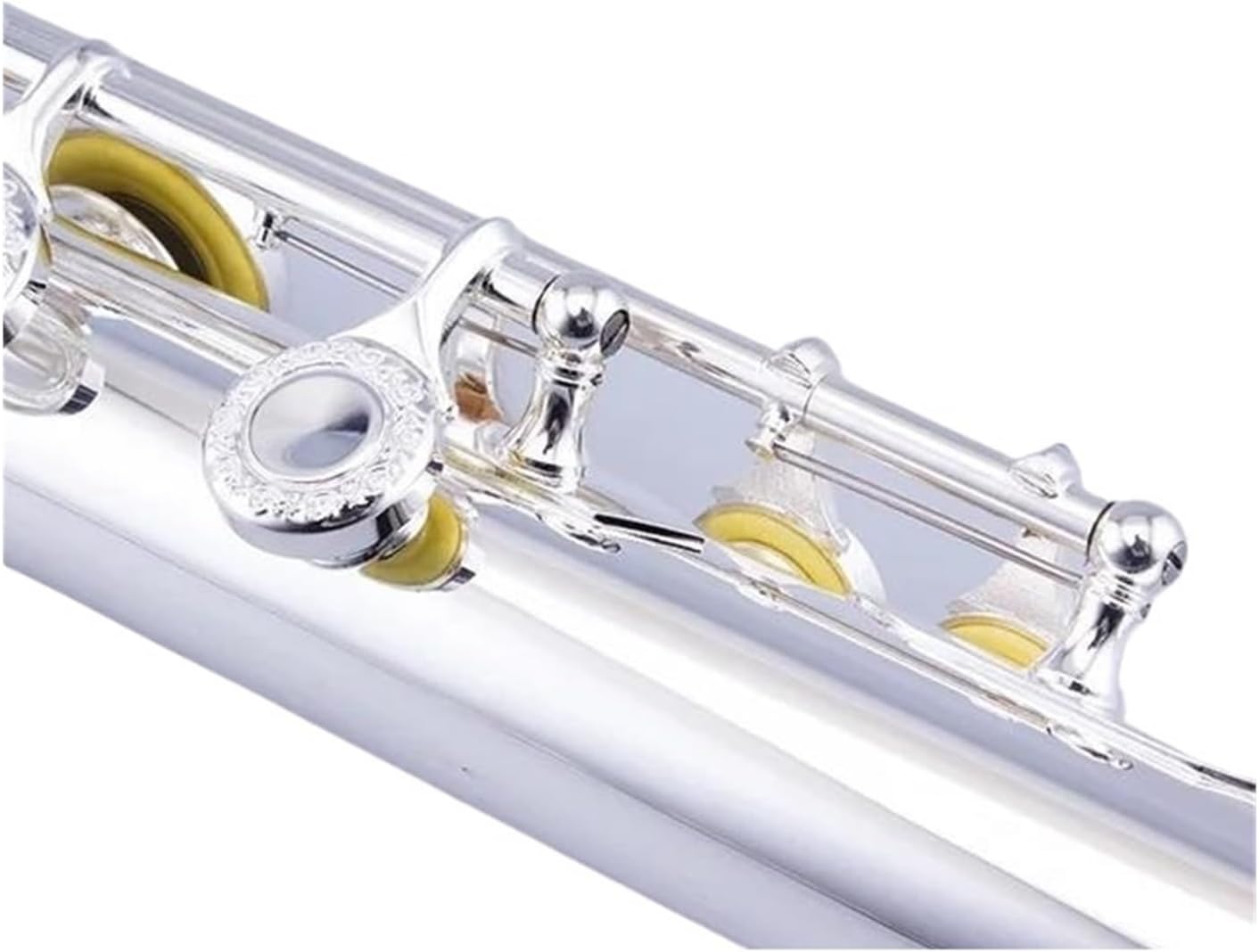 初心者に適した銀メッキのフルート木管楽器 上級者向けの
