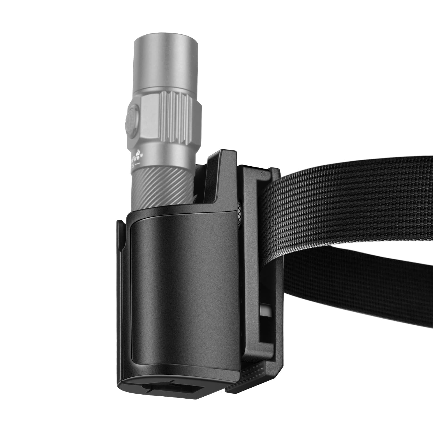 ULTRAFIRE Holster Pouch for Duty Belt, Rotatable Torch Holder Fits 1.06"-1.18" Diameter Flashlights, Belt Clip Tactical Carry Case for Police, Law Enforcement, Patrol, Security, W65