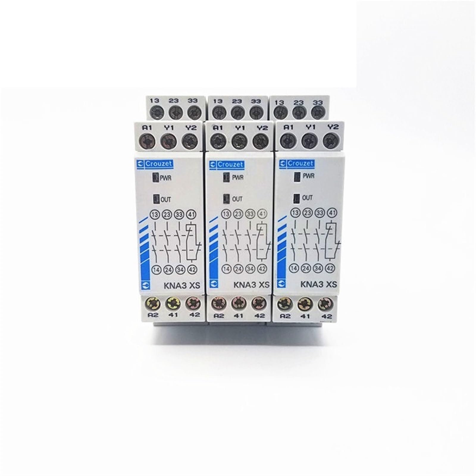 GJZIFGFWQ ， Crouzet KNA3 XS 24VAC/DC Safety Relays 85100036
