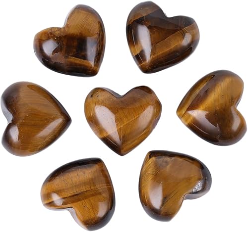 Miniatura 7 de 7 piezas de mini lapislázuli corazón sanador de palma, piedra energética (0.6 pulgadas)