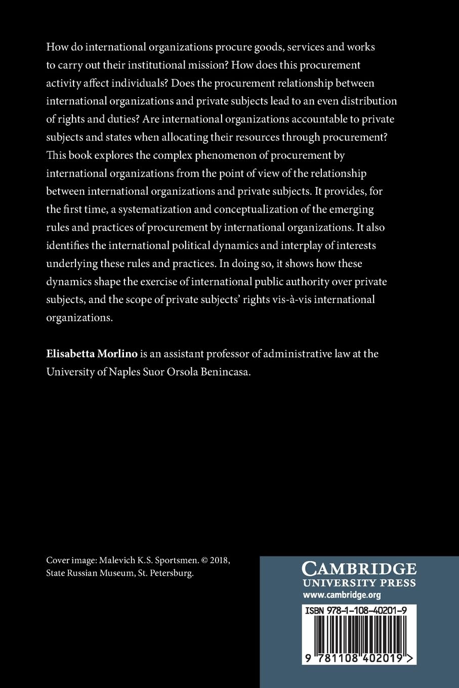 Procurement by International Organizations: A Global Administrative Law Perspective