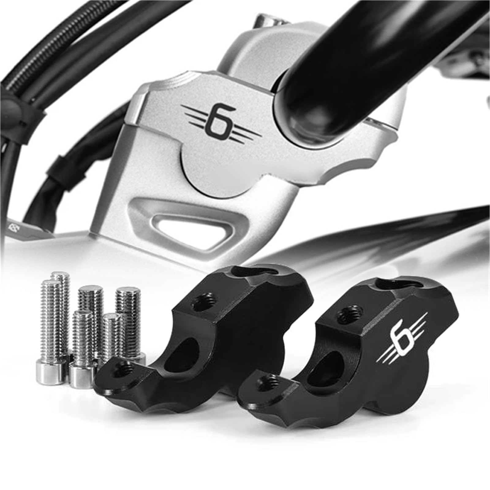 Accroissement du déplacement vers l'arrière guidon 28 mm K1600B Moto