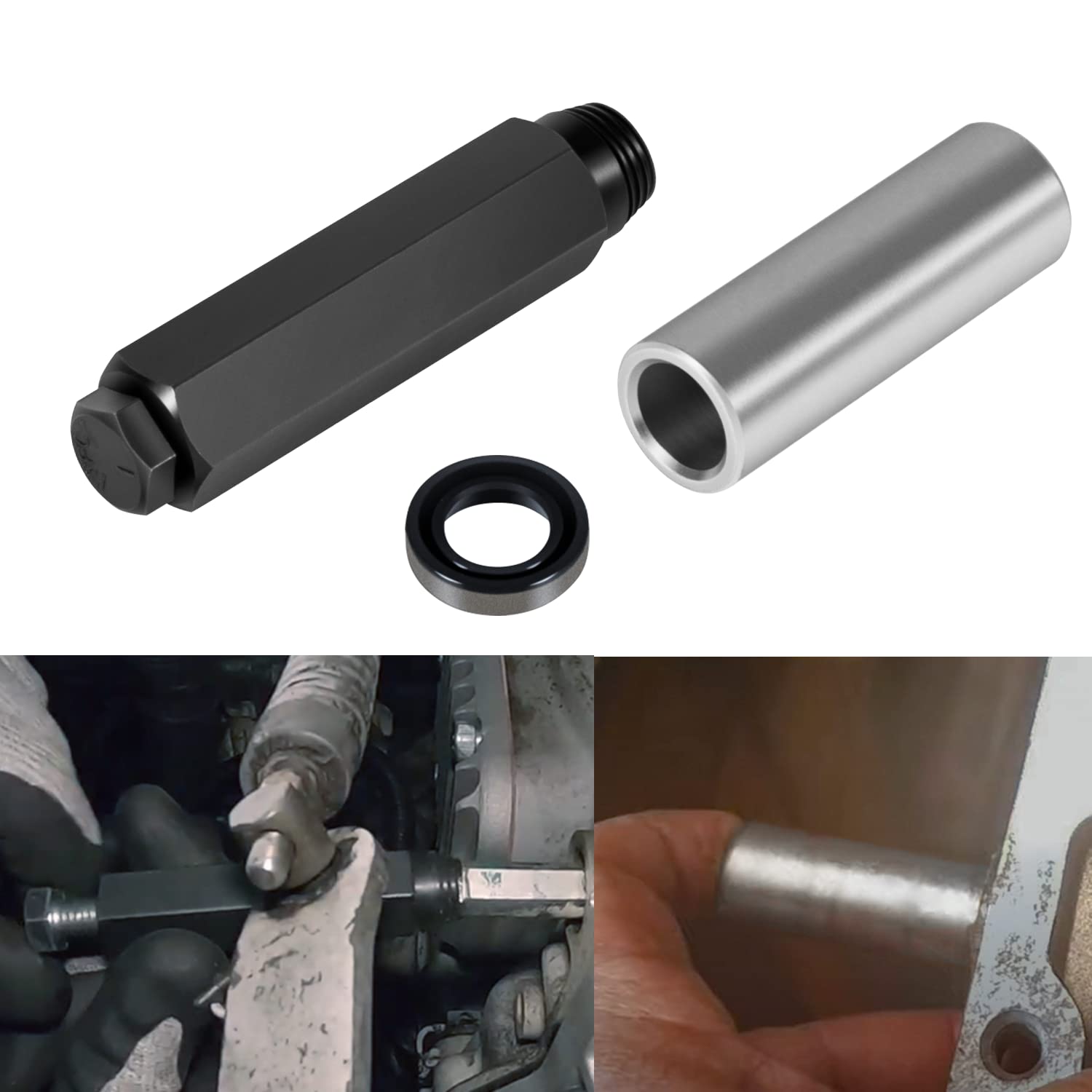 Camoo Seal Remove and Install Tools kit with new seal for GM 4L60E 4L80E Transmission Shifter or With V6 or V8 Transmission