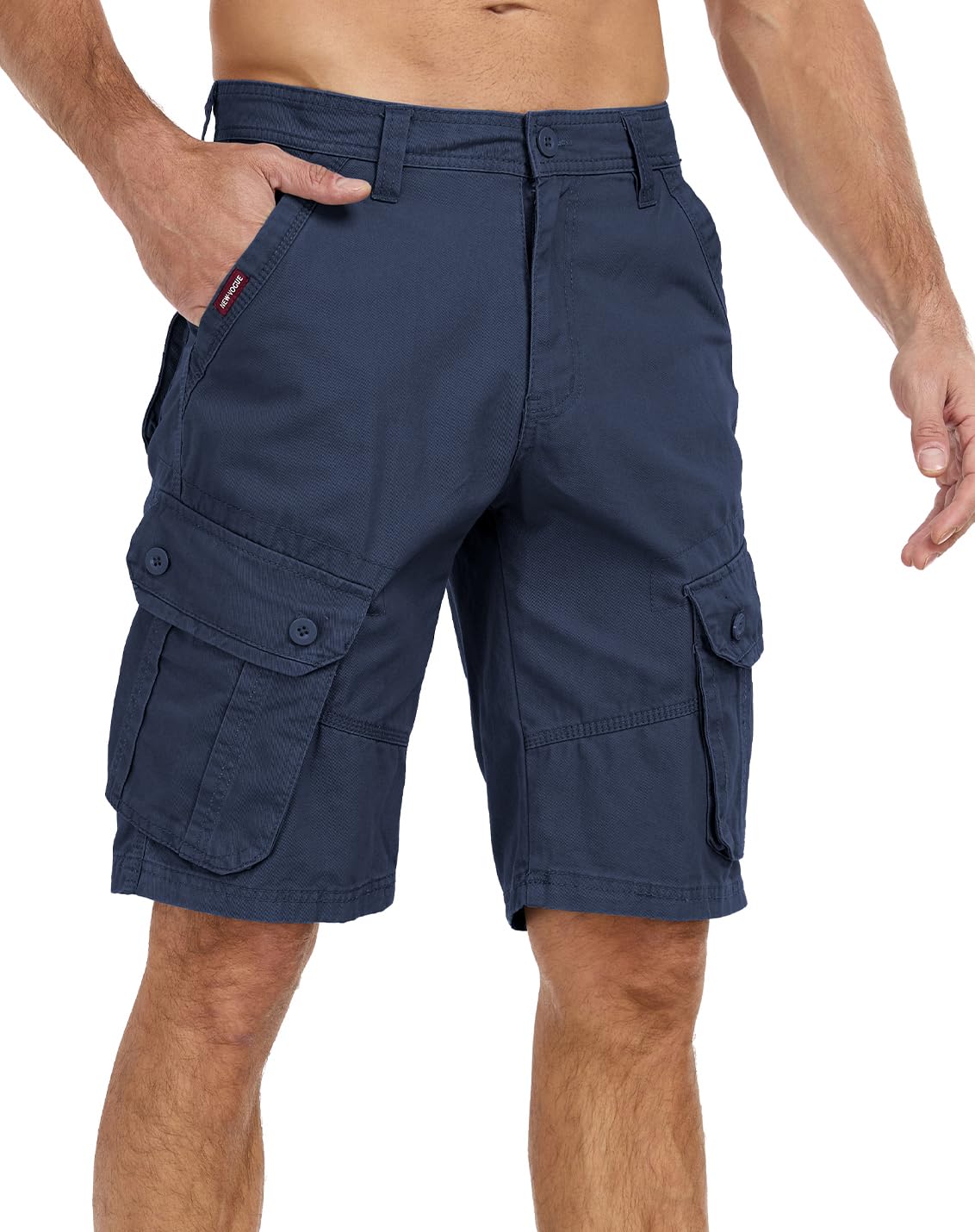 Short cargo homme coton contre la chaleur estivale coupe ample - 7