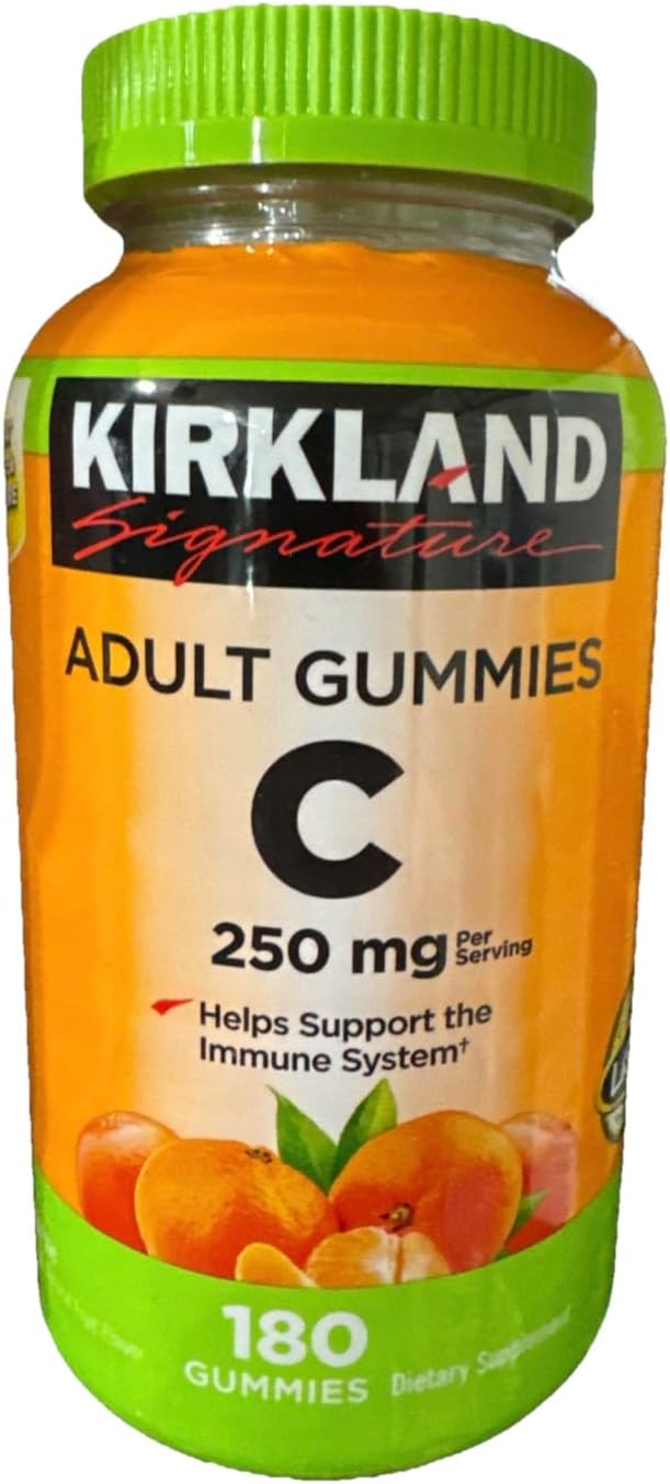Kirkland Signature Vitamin C Adult Gummies 250 mg, 180 Count