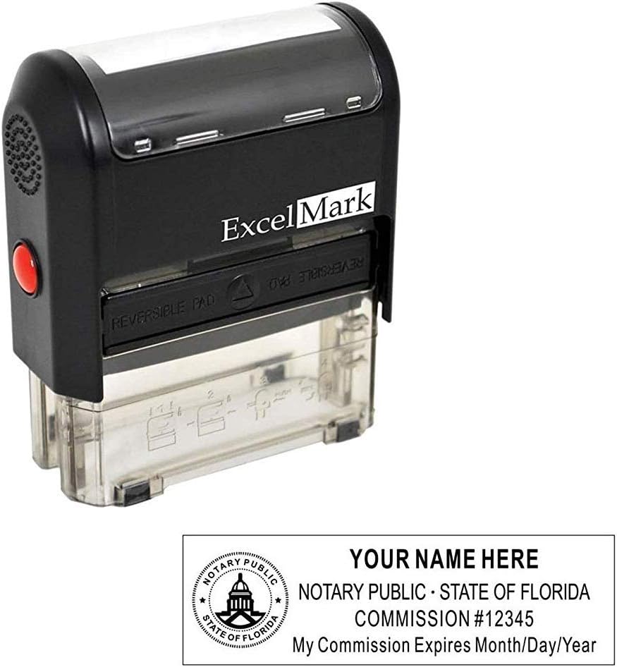 ExcelMark Self Inking Notary Stamp Florida Business