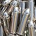 6 Dummy Rounds Collt 45 - Silver Display Pieces - Fits in 44/45 Caliber loops