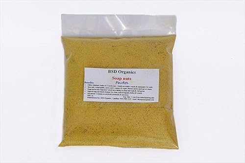 JabónReetha en polvo o ropa, lavavajillas, limpieza y más (bolsa gratis) - 500 gm(1.1 libras)