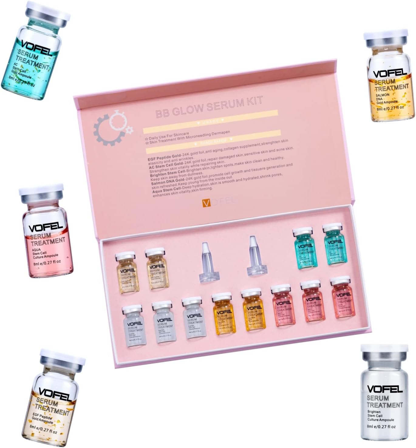 12 Vials Serum Ampoule