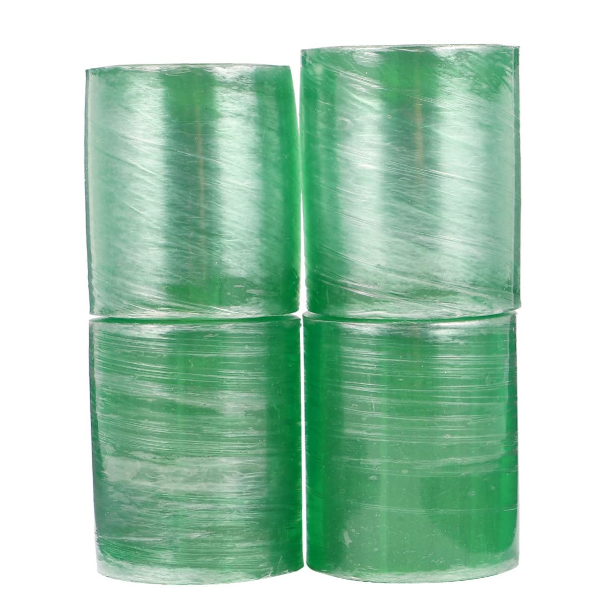 PVC Selbstklebendes Veredelungsband für Obstbäume 4 Rollen Grünes Dehnbares und Flexibles Klebeband zum Veredeln und Pfropfen von Steinobst und Pekannüssen