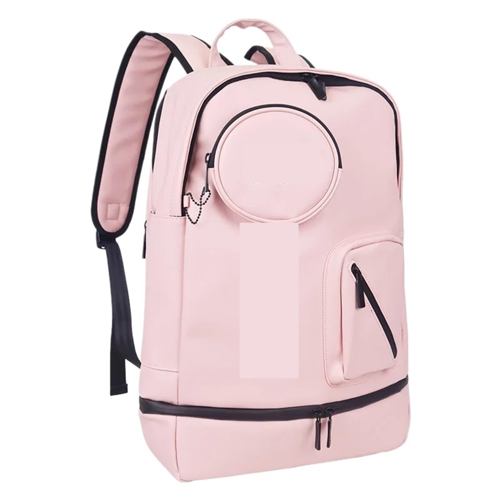 Raquetero Tenis Bolsa for Raqueta de Tenis, Mochila Deportiva for Raqueta de bádminton, Bolso de Hombro for Raqueta de Tenis con Bolsillo Independiente for Zapatos(Pink)