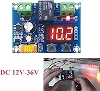 Vista 3 de Módulo de corte de bajo voltaje, módulo de protección de voltaje de 12V-36V CC, protector digital de bajo voltaje, interruptor de desconexión sobre
