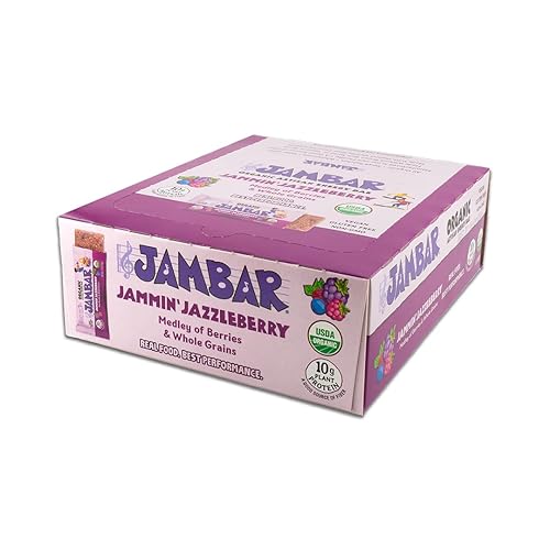Miniatura 6 de JAMBAR Organic Artisan Energy Bar (Jammin' Jazzleberry - 12 unidades)