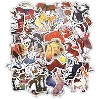 2 Horse Stickers (100pcs), Horse Stickers Waterproof Crafts for Kids, Luggage Stickers, Decorative Stickers, Item Decoration for Boys and Girls