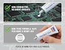 Easycargo 10gram Thermal Conductive Glue Kit, High Performance Silicone Thermal Plaster Adhesive Glue for Interface Heatsink with LED IC Chips Transistor gallery image