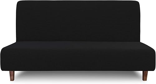 Vista 59 de Easy-Going Funda 100% impermeable para futón, con impermeabilidad doble para futón, funda de sofá jacquard elástica, protector de muebles a prueba