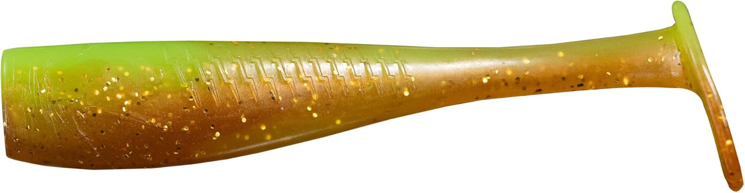 EliasV Fishing Tough Tugger Paddle Tail Swim Baits - Ultra Durable Soft Plastic Paddletail TuffTanium Swimbaits for Bass Fishing