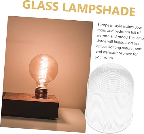 Miniatura 3 de 1 pantalla redonda para lámpara de cristal, pantalla de cristal, lámpara de globo, accesorio de repuesto para lámpara de cristal, pantalla de
