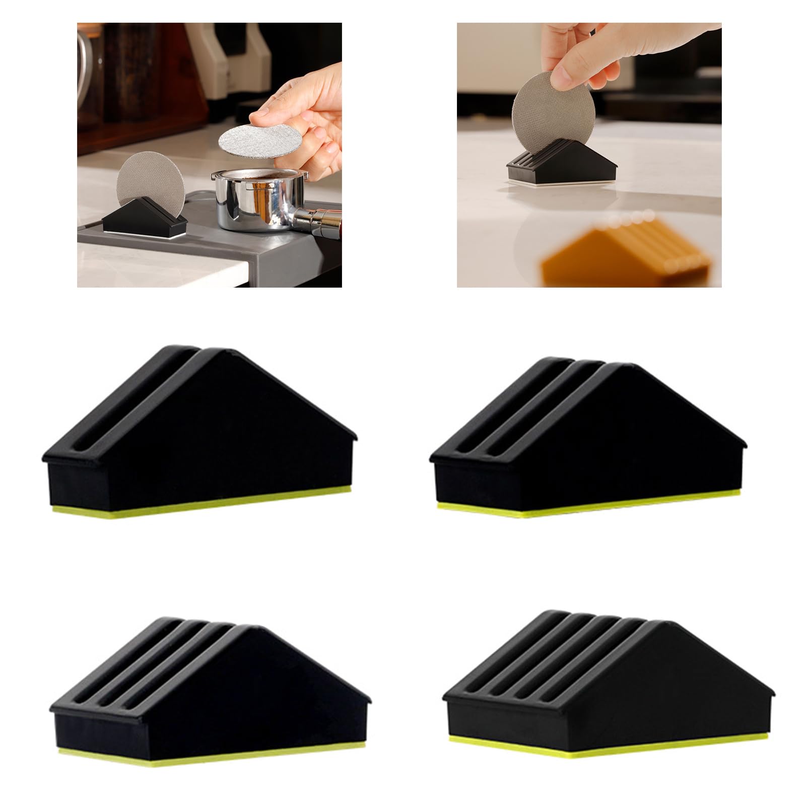 Coffee Utensils Holder Silicone Base For Espresso Coffee Puck Screen Storage Professional Coffee Portafilter Stand