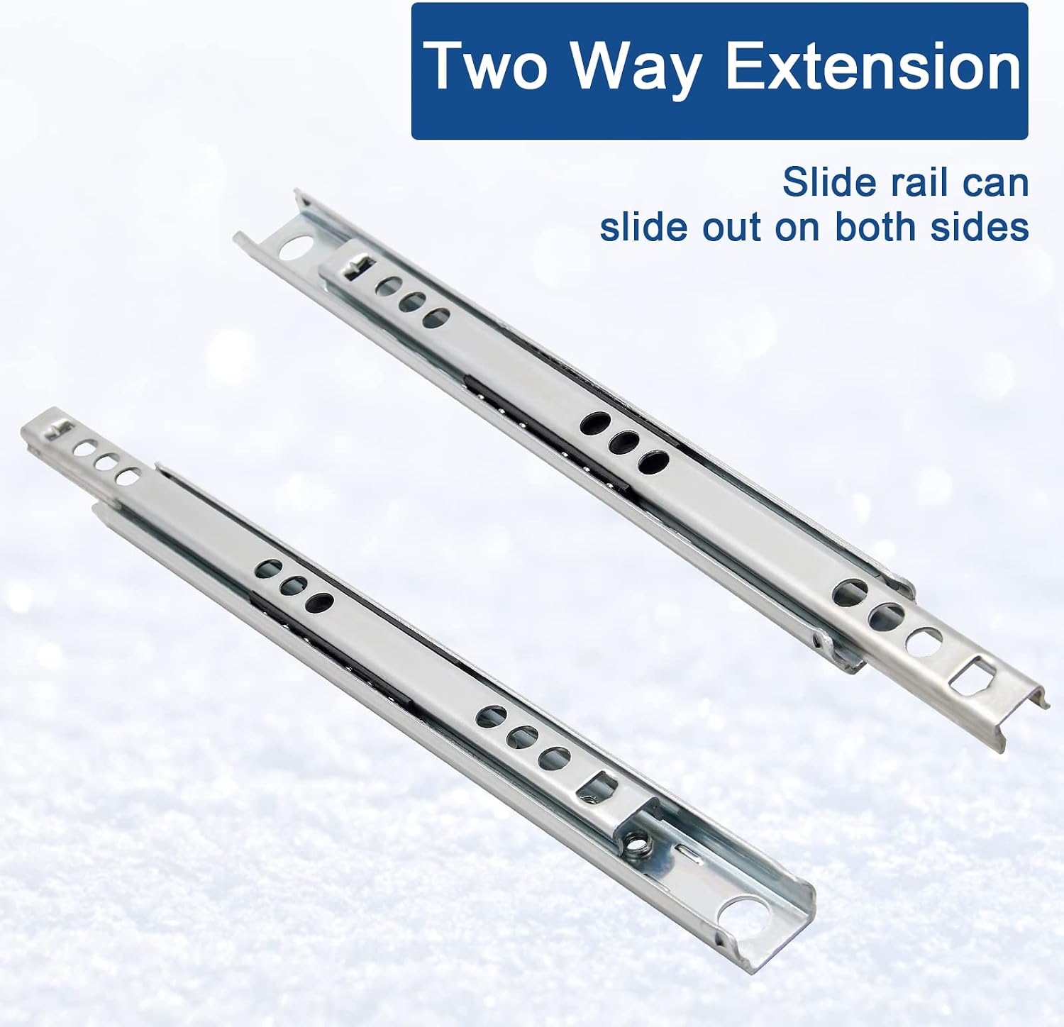 15.7 Inch Drawer Slides, 0.7" Wide, Pack of 12 image 4