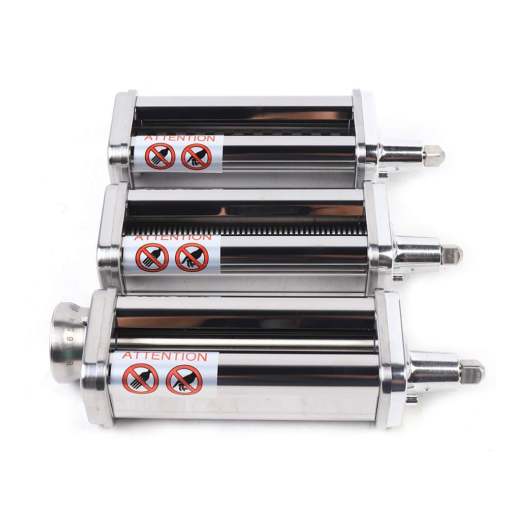 Accessoire pour machine à pâtes Kitchenaid, accessoire de machine à pâtes, coupe-spaghetti, coupe-fettucine, accessoire multifonction pour Kitchenaid (rouleau à feuilles de pâtes)
