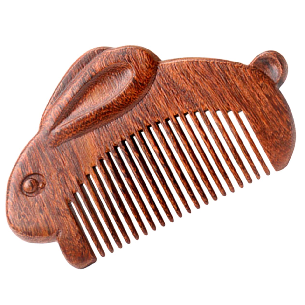 minkissy 4piezas Peine De Madera De Sándalo Para Mujeres Diseño De Conejo Peine Antiestático Para Cuidado Profesional Del Cabello Para Cabello Húmedo y Seco Resistente y Duradero