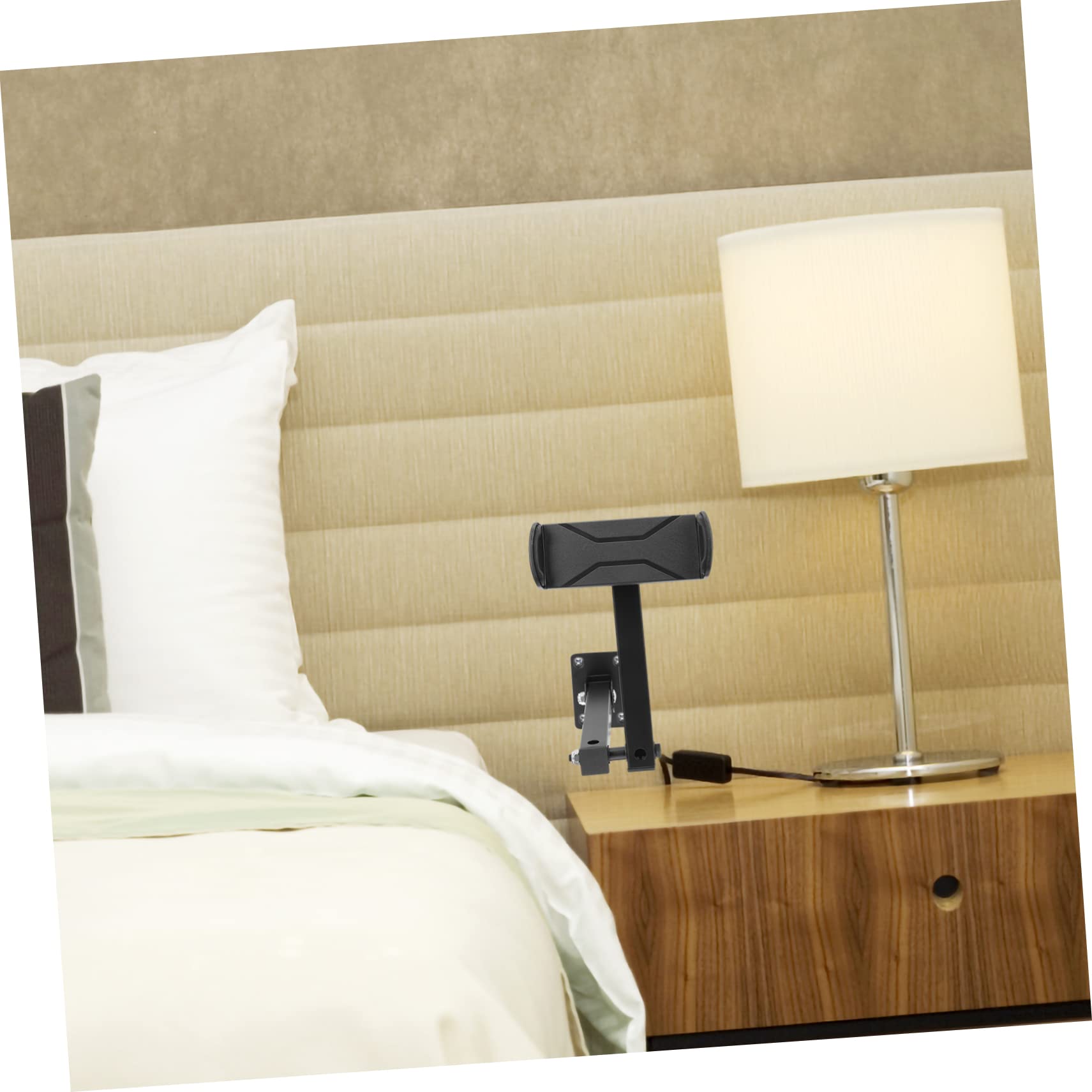 SEWACC Soporte De Pared Para Teléfono y Tableta Soporte De Aleación Plegable Ajustable Para Teléfono Móvil