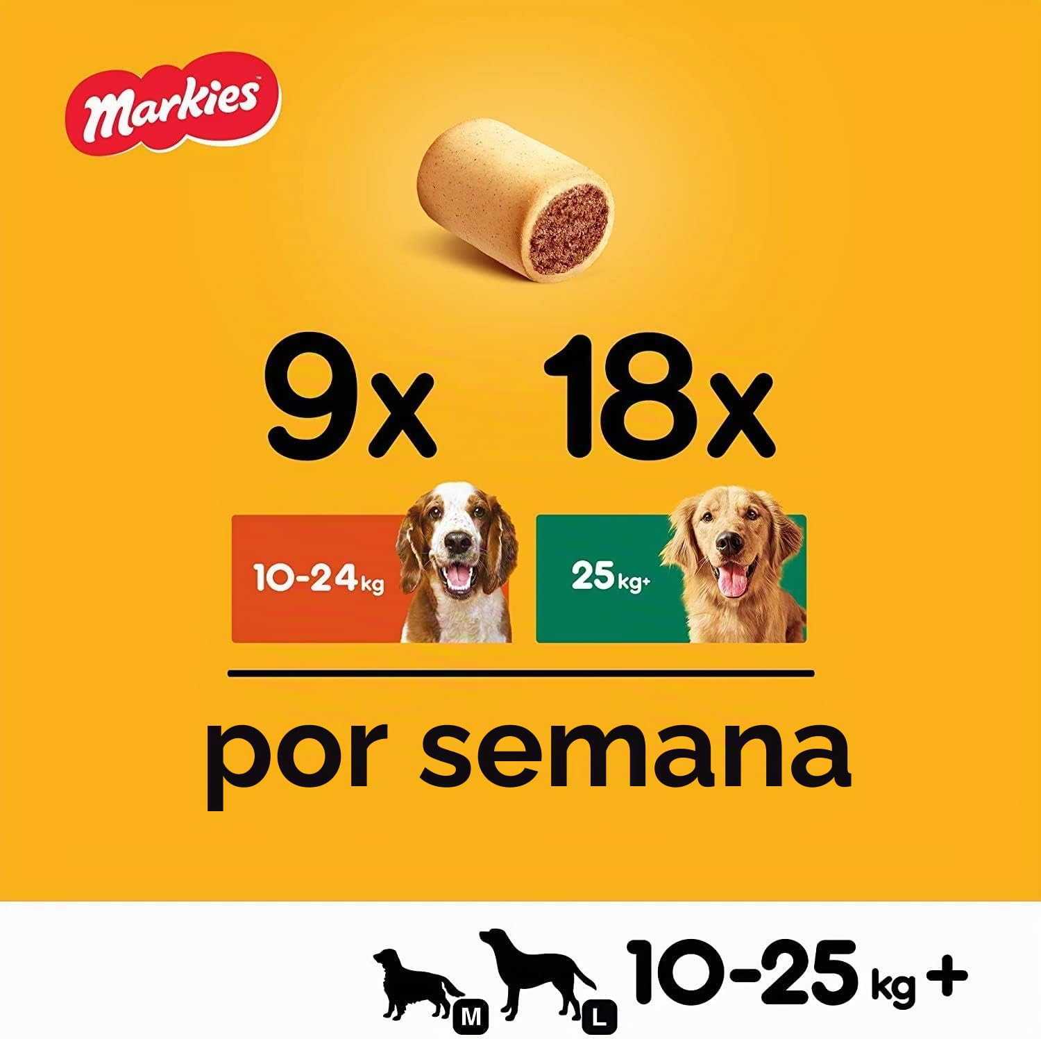 Pedigree Markies - Galletas para Perros con Hueso de tuétano, 12.5 kg