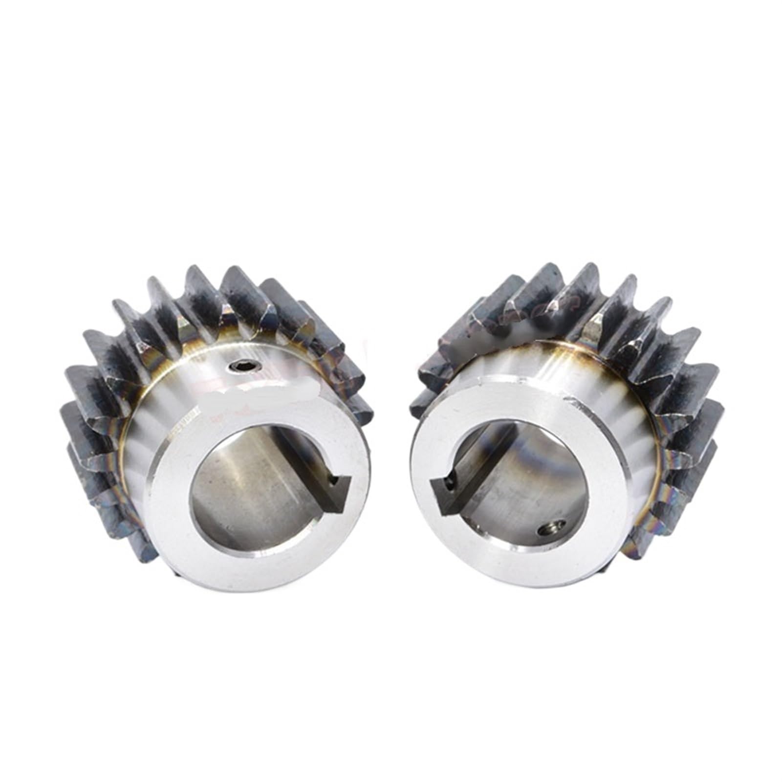 Bevel Gear Pinion Hardware Mechanical 1pcs 2M 40T Spur Gear with Step Keyway Bore 15mm-35mm Module 2 Motor Gear OD 80mm 84mm Carbon Steel Transmission(20mm (Keyway 6))