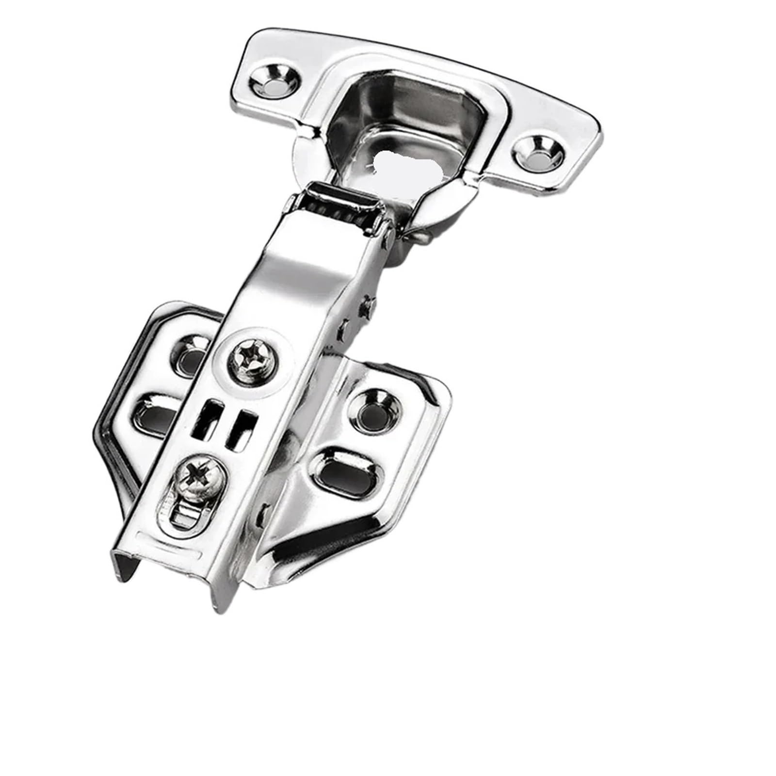 Iklaaqetbxps Straight Bend (1Pcs) Hydraulic Damper Hinges, Quiet Spring Soft Close For Kitchen Cupboard Cabinet Doors(Straight Bend (1Pcs))